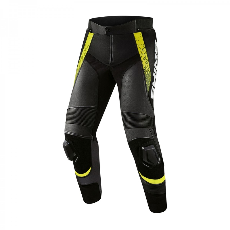 Shima STR 2.0 motorcykelbukser sort-fluogul