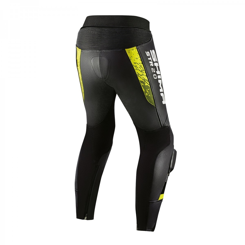 Shima STR 2.0 motorcykelbukser sort-fluogul