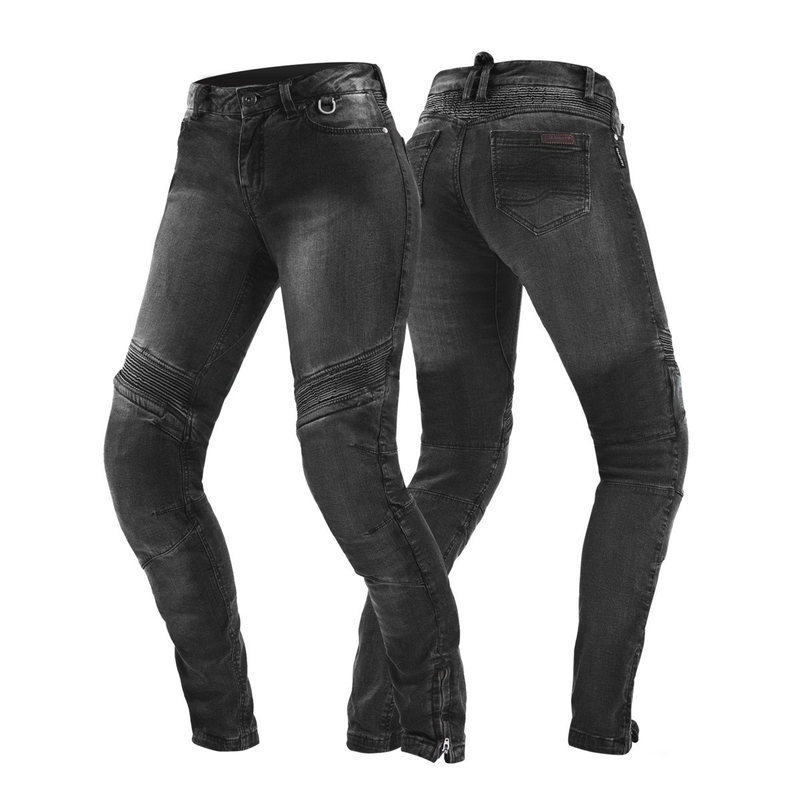Motorcykeljeans til kvinder Shima Jess sort