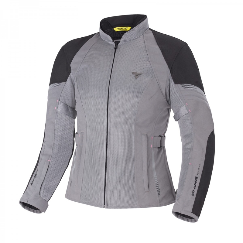 Motorcykeljakke til kvinder Shima Jet grey