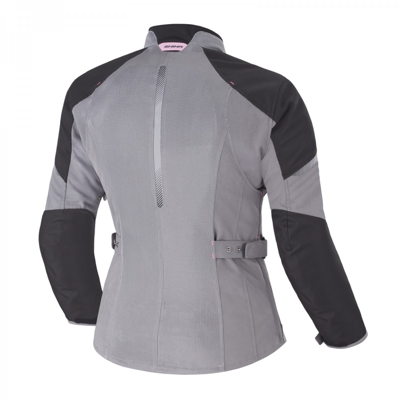 Motorcykeljakke til kvinder Shima Jet grey