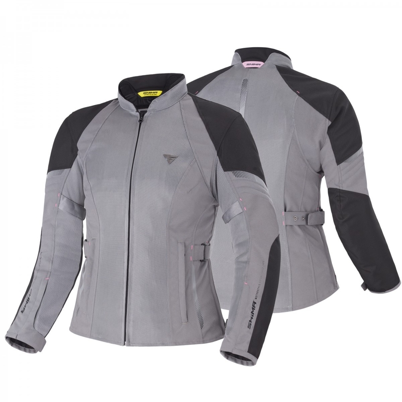 Motorcykeljakke til kvinder Shima Jet grey