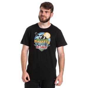 T-shirt Meatfly Mounty sort udsalg