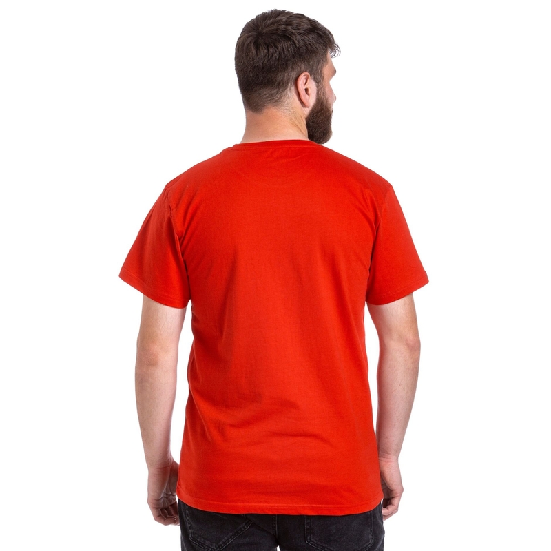 T-shirt Meatfly Mounty rød udsalg