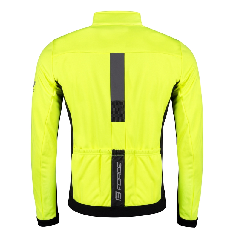 Bunda na kolo FORCE Frost fluo-černá výprodej