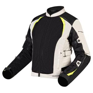 Ozone Flow Black-Gray-Fluo Yellow motorcykeljakke til kvinder udsalg