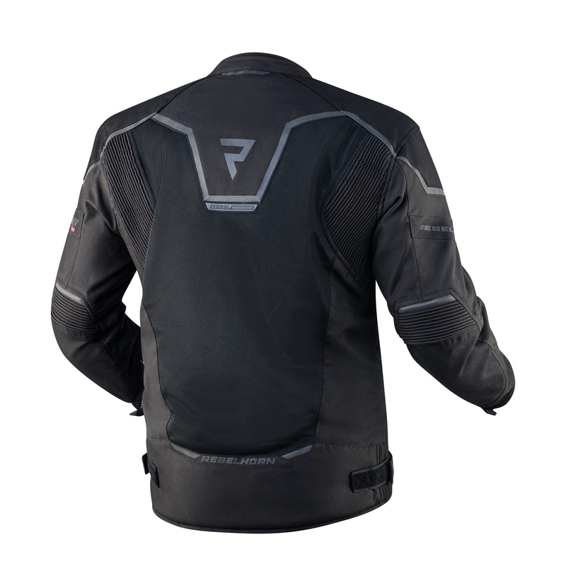 Rebelhorn Hiflow IV motorcykeljakke sort udsalg