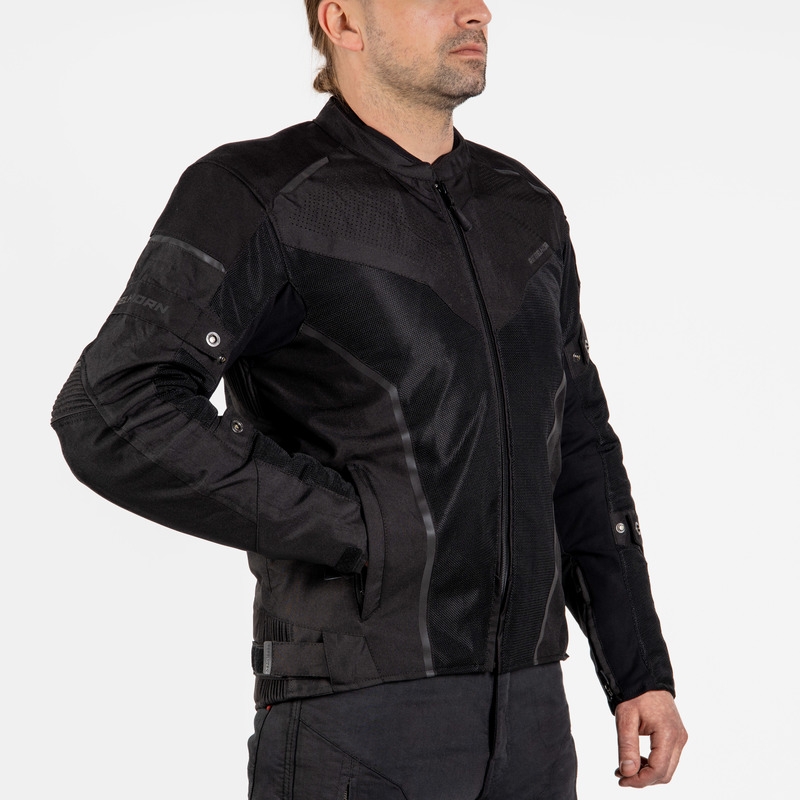 Rebelhorn Hiflow IV motorcykeljakke sort udsalg