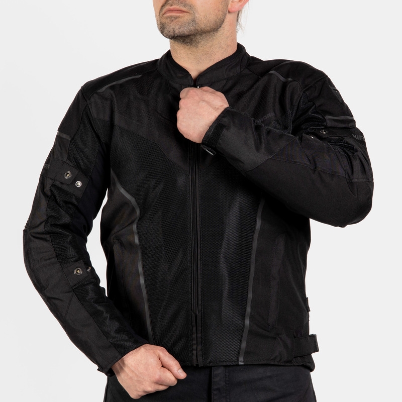 Rebelhorn Hiflow IV motorcykeljakke sort udsalg