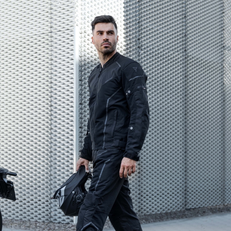 Rebelhorn Hiflow IV motorcykeljakke sort udsalg