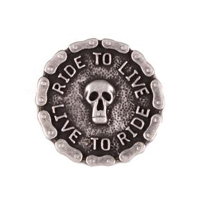 Live Skull-badge