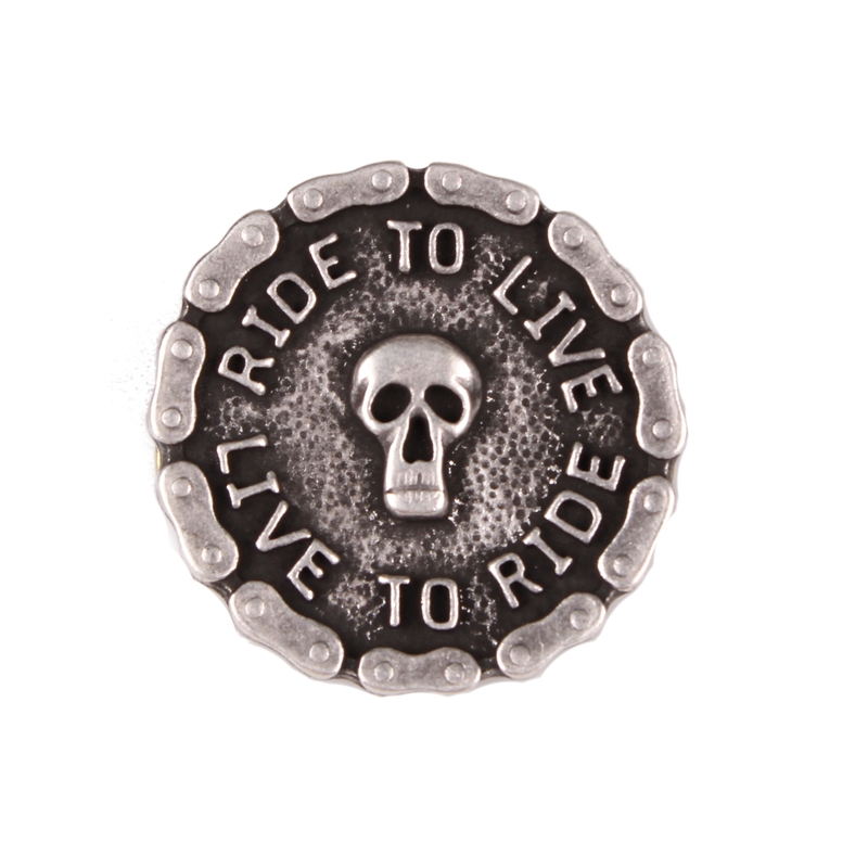Live Skull-badge