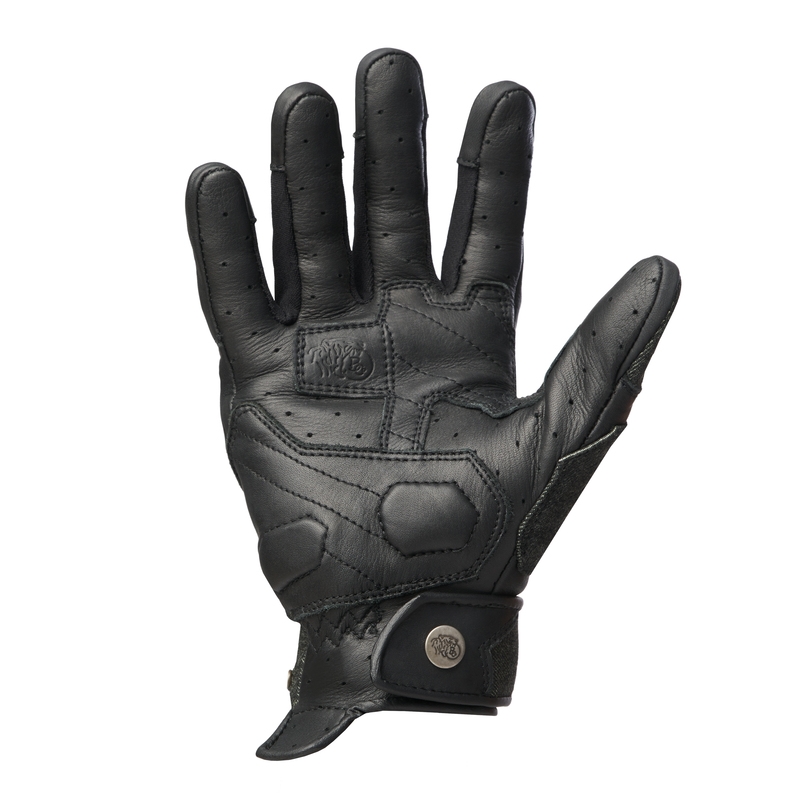 Broger Florida sorte motorcykelhandsker udsalg