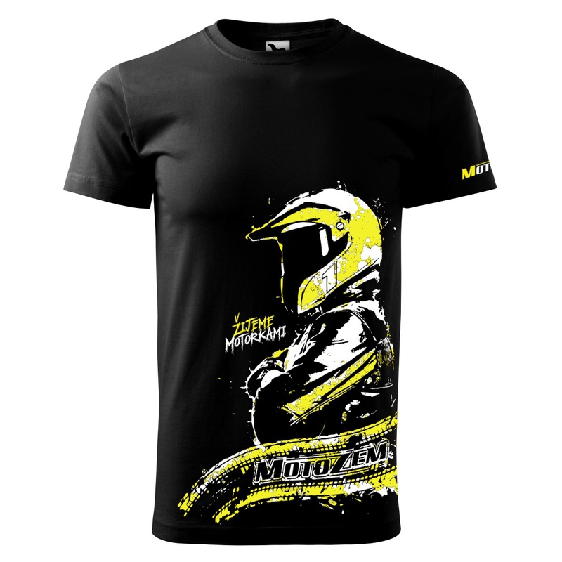 Herre T-shirt MotoZem - Vi lever af motorcykler