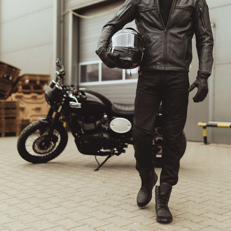 Rebelhorn Rage II sorte motorcykeljeans udsalg