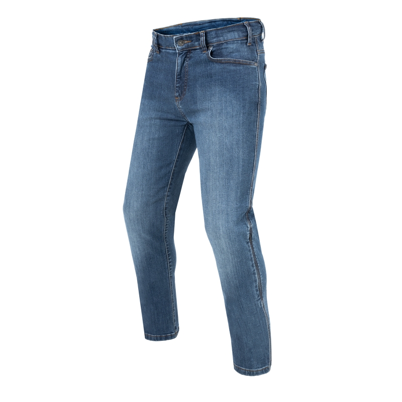 Motorcykeljeans Rebelhorn Classic III RG vasket blå udsalg