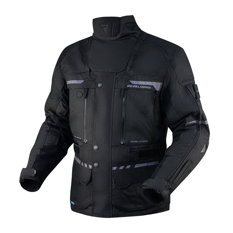 Rebelhorn Cubby IV motorcykeljakke sort udsalg