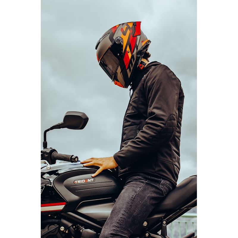 Integrální přilba na motorku MT FF118SV Thunder 4 SV ERGO B15 šedo-oranžovo-červená