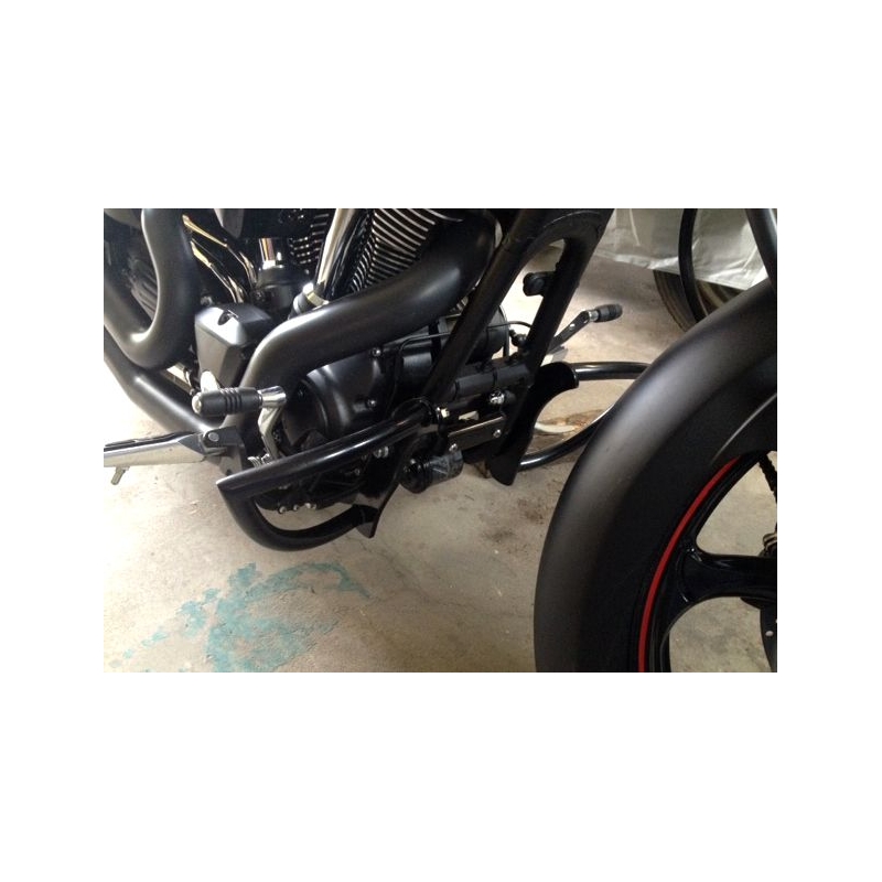 Yamaha - Raider 1900 todelt sort mat