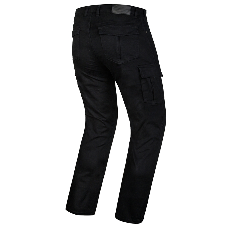 Ozone Shadow II sorte motorcykeljeans udsalg