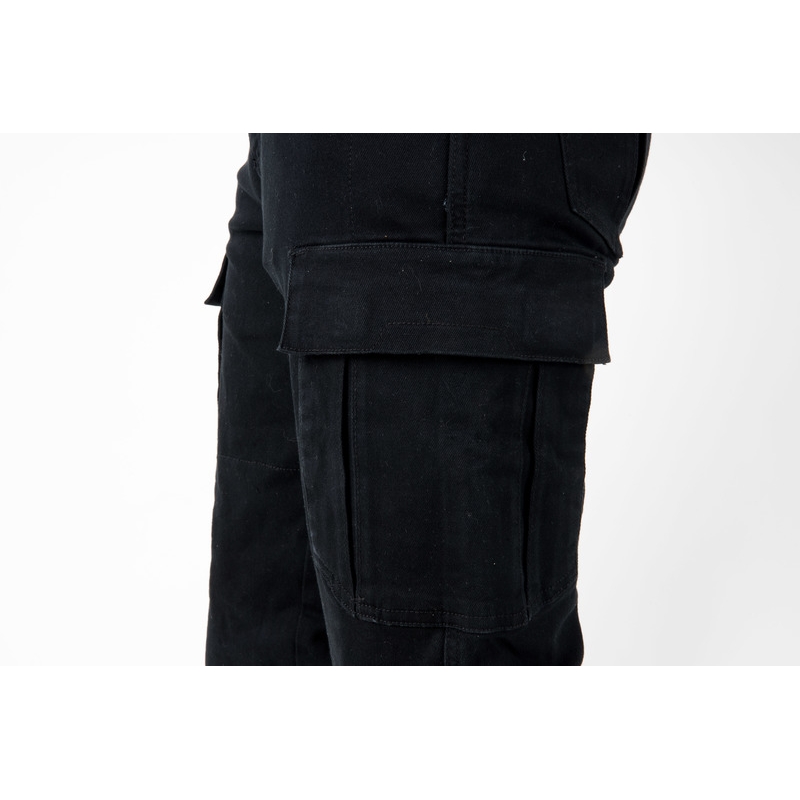 Ozone Shadow II sorte motorcykeljeans udsalg