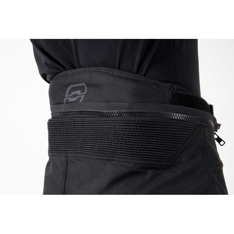 Ozone Vulcan Black Cropped motorcykelbukser