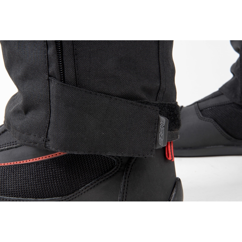 Ozone Vulcan Black Cropped motorcykelbukser