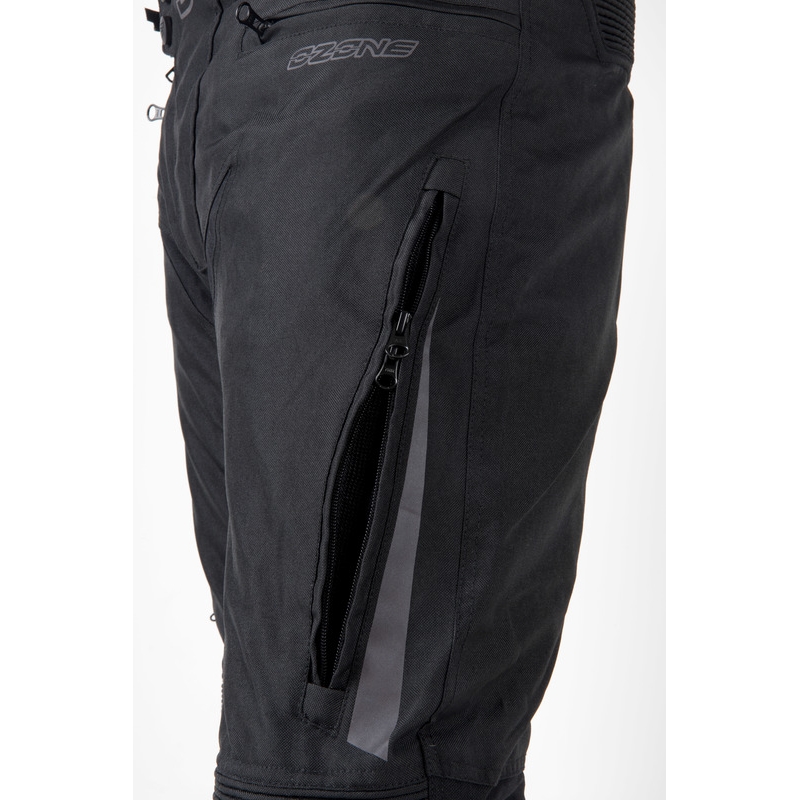 Ozone Vulcan Black Extended motorcykelbukser