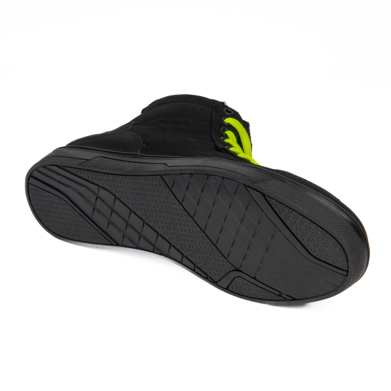 Ozone Town motorcykelstøvler sort-fluo gul