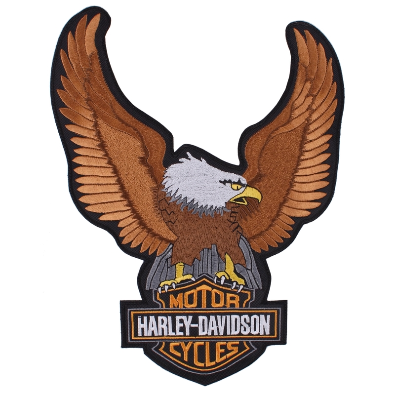 Patch Eagle Harley Davidson - stor