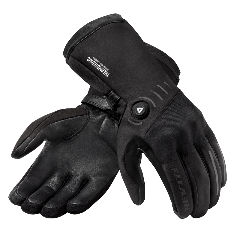 Opvarmede motorcykelhandsker Revit Freedom H2O sort