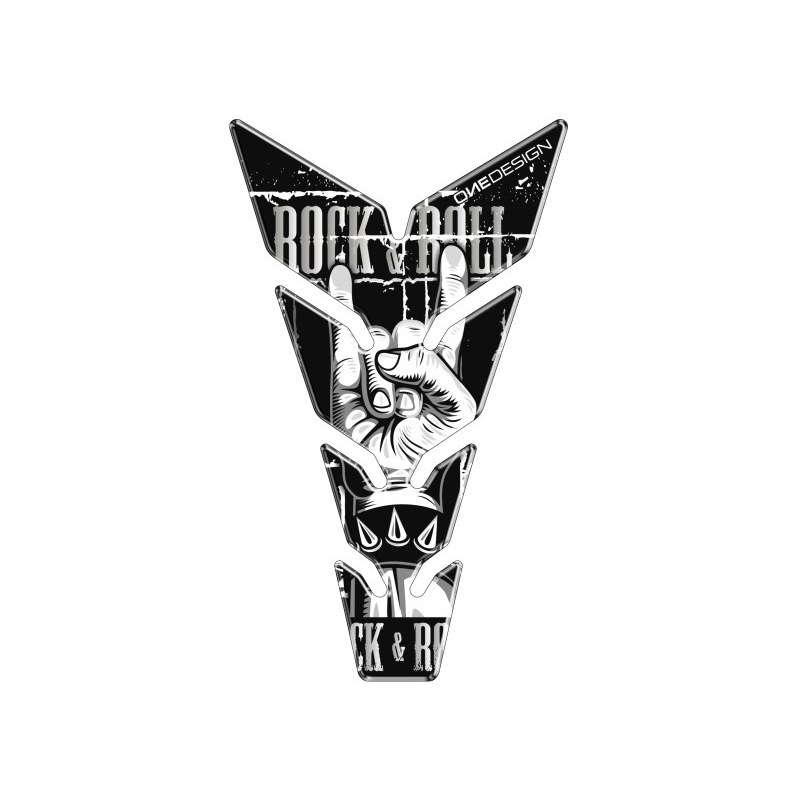 Dæksel til brændstoftank Print - Rock &amp; Roll