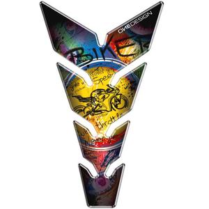 Klistermærke til brændstoftank med tryk - Biker