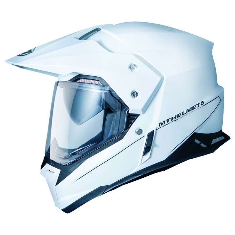 Endurohjelm MT Synchrony Duosport SV hvid udsalg