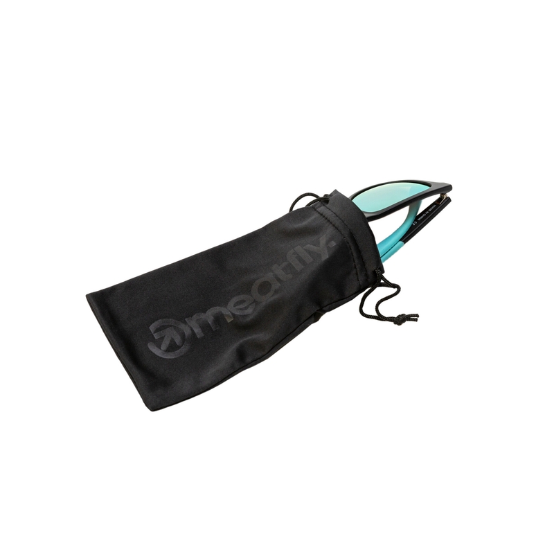Meatfly Clutch 2 sort-turkis solbriller