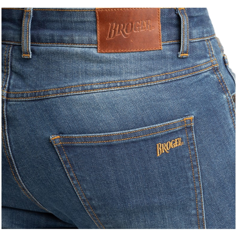 BROGER Californiens blå motorcykeljeans udsalg