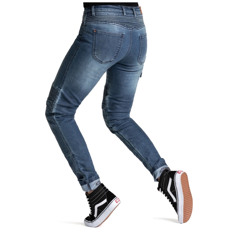 Blå motorcykeljeans fra BROGER Ohio til kvinder udsalg
