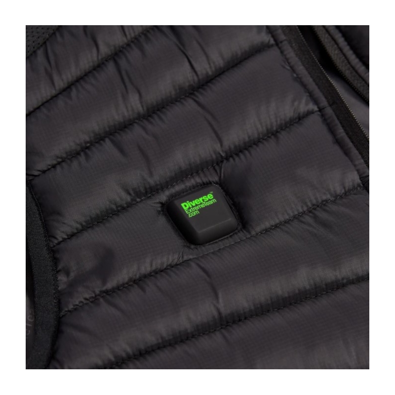 Prošívaná vesta DAKAR VE Heat černá výprodej