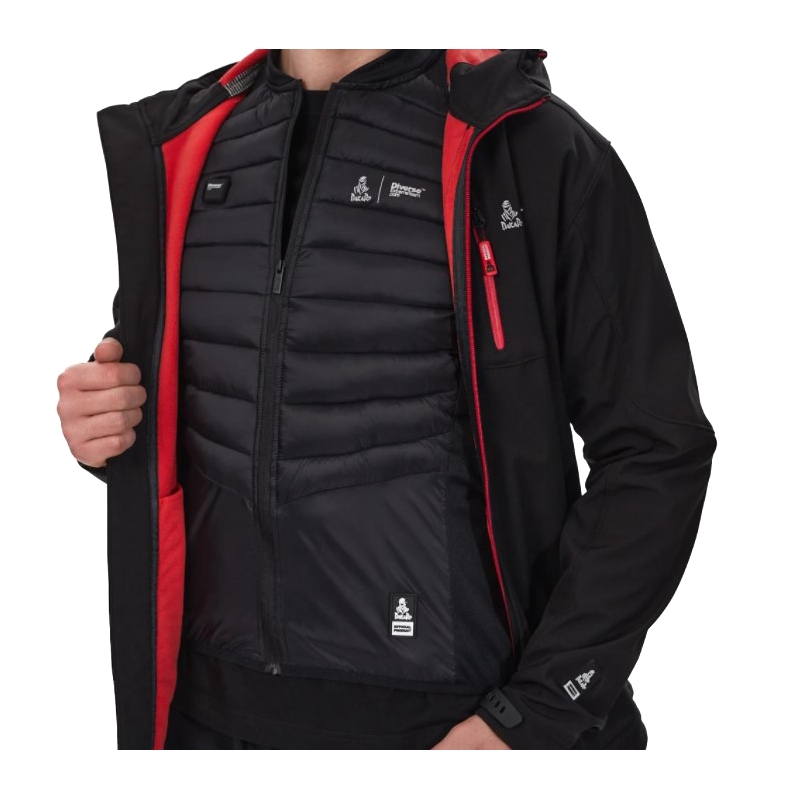 Prošívaná vesta DAKAR VE Heat černá výprodej