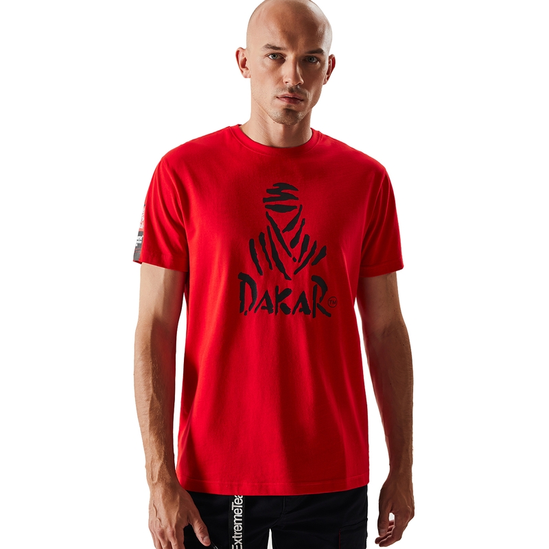 T-shirt DAKAR Sport rød udsalg