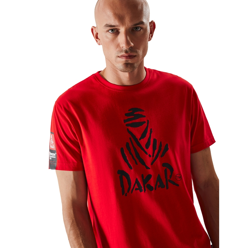 T-shirt DAKAR Sport rød udsalg