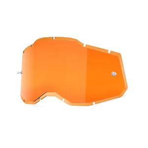 Plexi 100% indsprøjtet Racecraft 2/Accuri 2/Strata 2 orange spejlet (Antidug)