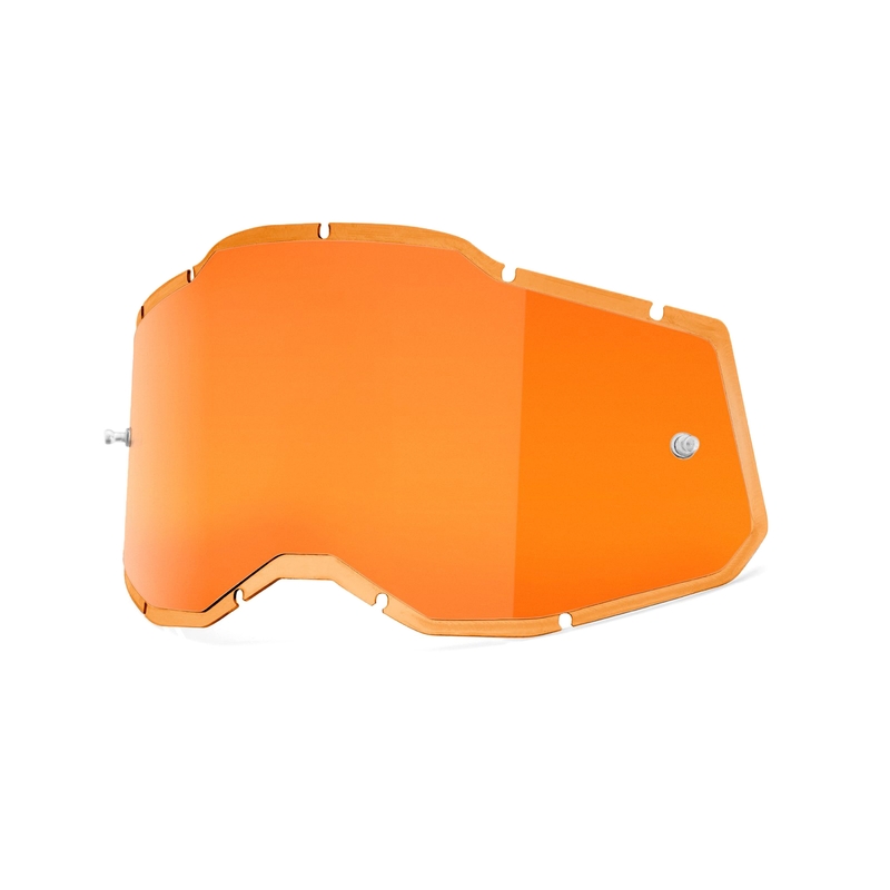 Plexi 100% indsprøjtet Racecraft 2/Accuri 2/Strata 2 orange spejlet (Antidug)