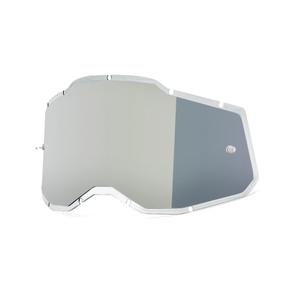 Plexi 100% indsprøjtet Racecraft 2/Accuri 2/Strata 2 sølvspejl (Antidug)