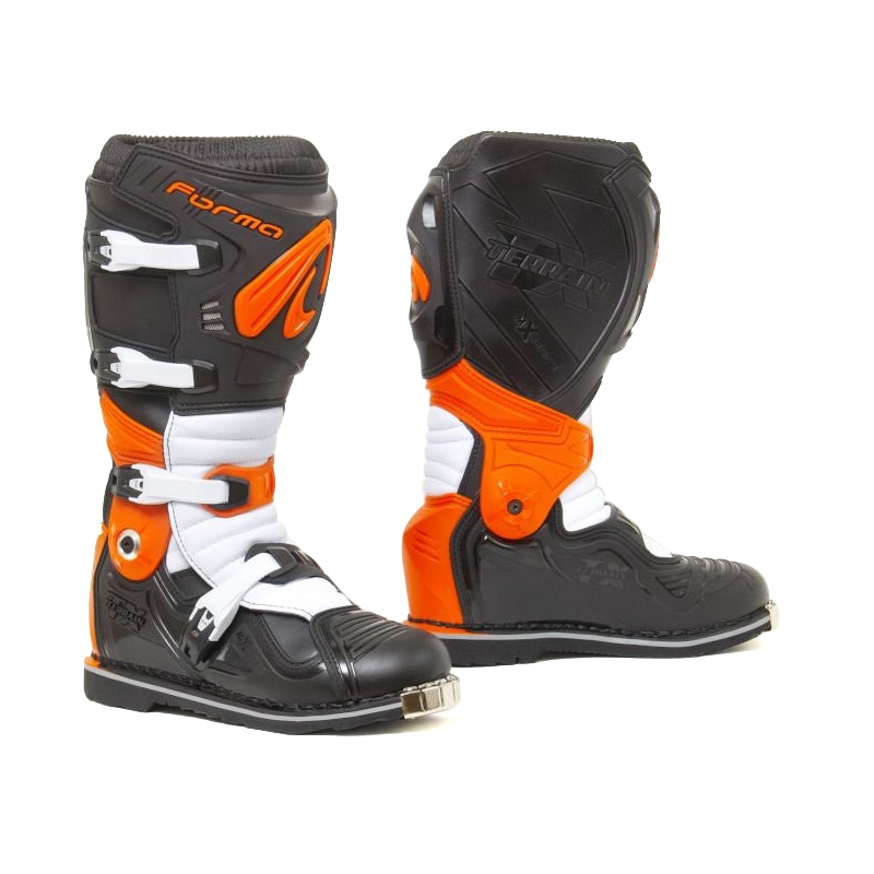 Forma Terrain Evolution TX sort-orange-hvide motorcykelstøvler