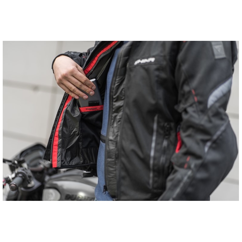 Shima Powerheat Vest sort-rød