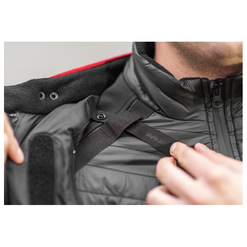 Shima Powerheat Vest sort-rød