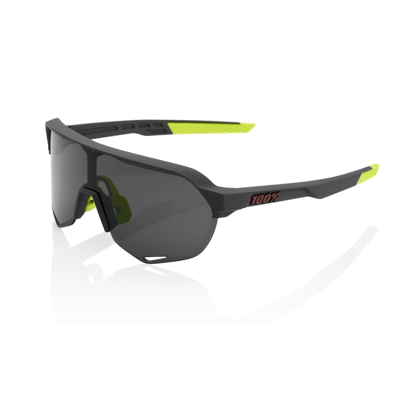 Solbriller 100% S2 Soft Tact Cool Grey (røgfarvet glas)