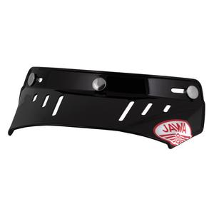 Fladt visir til Cassida Oxygen Jawa-hjelme, sort