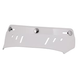 Fladt visir til Cassida Oxygen-hjelme, hvid